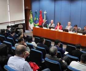 Acordo com a Universidade Politecnica do Noroeste (NWPU)e a China Southern Sci-Tech (Guangdong Hengqin) Co., Ltd. (CSSC) 16/06/2026 Foto: Beto Monteiro/GRE Ascom